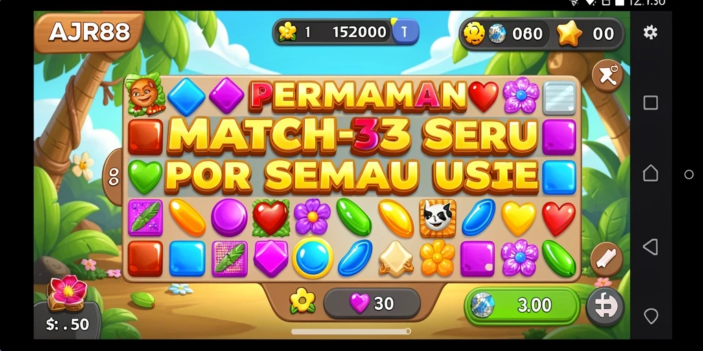 Tampilan gameplay AJR88 yang menarik dan seru.