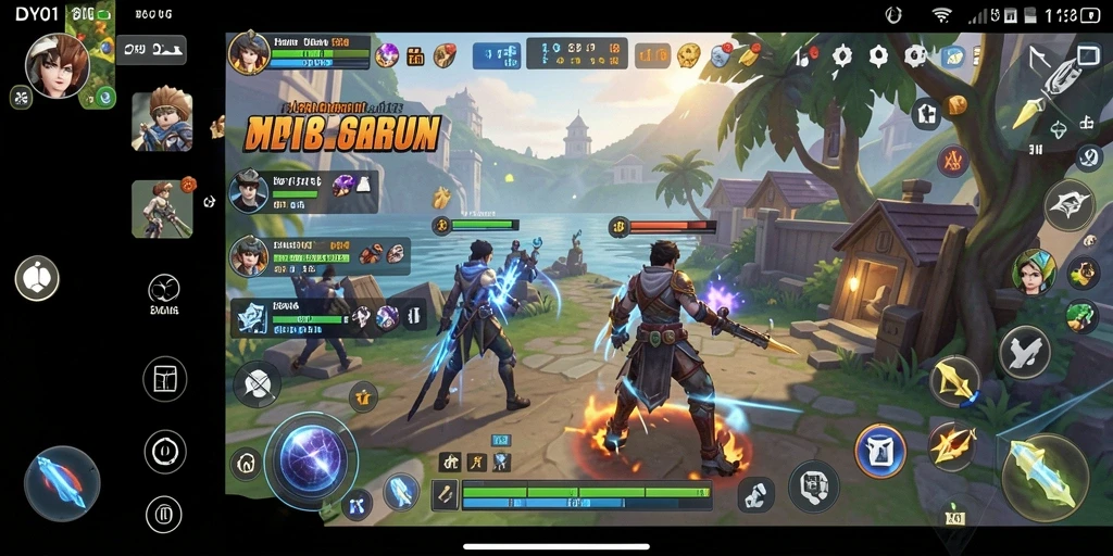 Screenshot utama DY01 menampilkan tampilan antarmuka aplikasi Utility yang ramah pengguna.