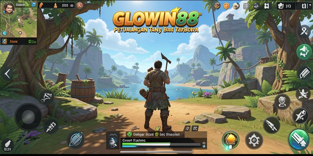 Tampilan gameplay GLOWIN88 yang mengesankan di dunia terbuka.