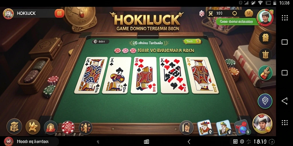 Tampilan gameplay seru HOKILUCK dengan desain menarik.