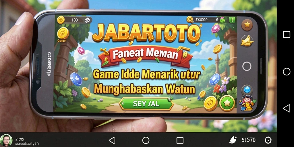 Tangkap layar gameplay JABARTOTO yang menampilkan elemen Idle yang menarik.