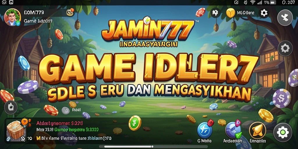 Tampilan gameplay Idle yang menarik di JAMIN777.
