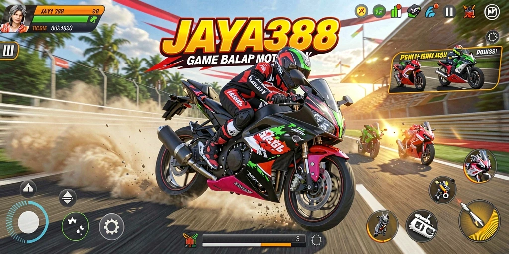 Tampilan balapan mendebarkan dalam JAYA388 dengan lintasan penuh tantangan.