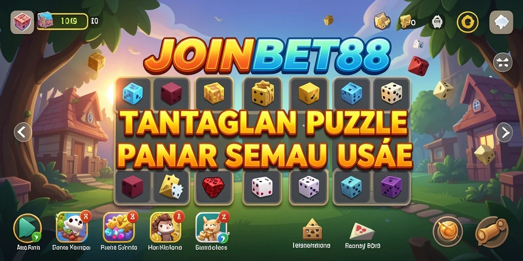 Screenshot JOINBET88 menampilkan gameplay seru dari tantangan puzzle.