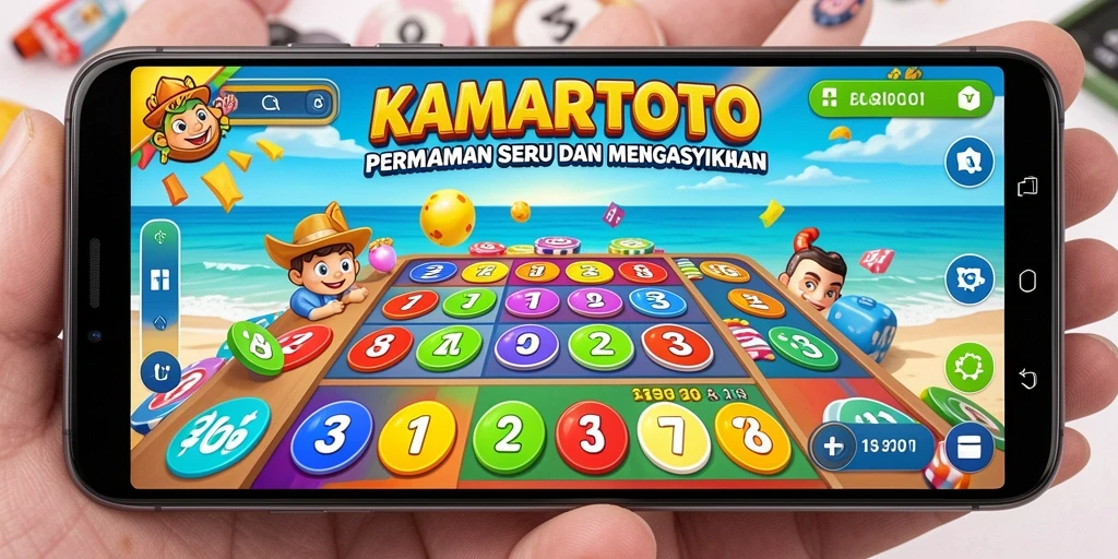 Tampilan screenshot gameplay Bingo KAMARTOTO yang mengasyikkan.