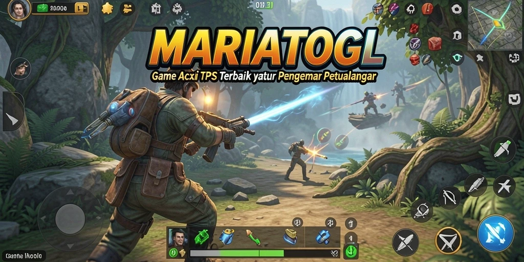 Tampilan gameplay menarik dari MARIATOGL dengan aksi tempur seru.