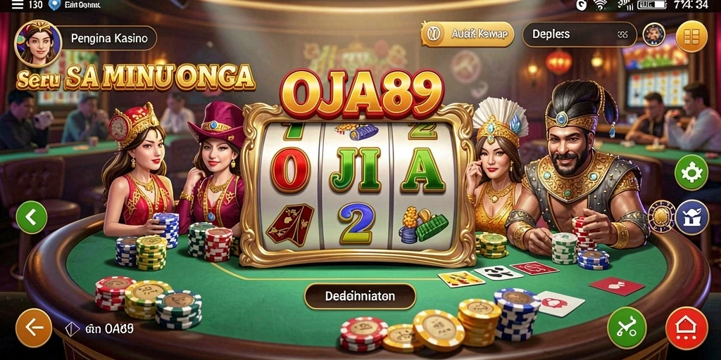 Tampilan gameplay OJA89 dengan pengalaman kasino yang mendebarkan.