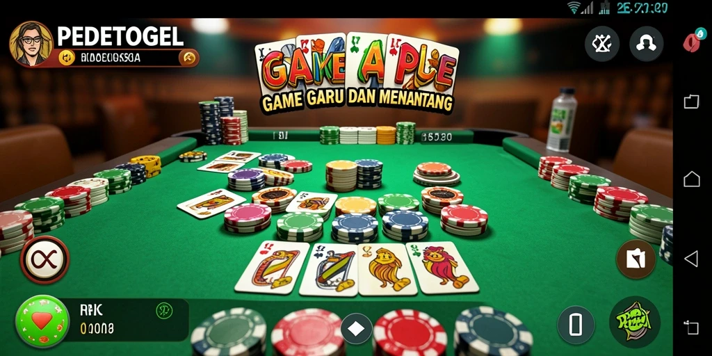 Screenshot gameplay PEDETOGEL yang seru dan menegangkan.