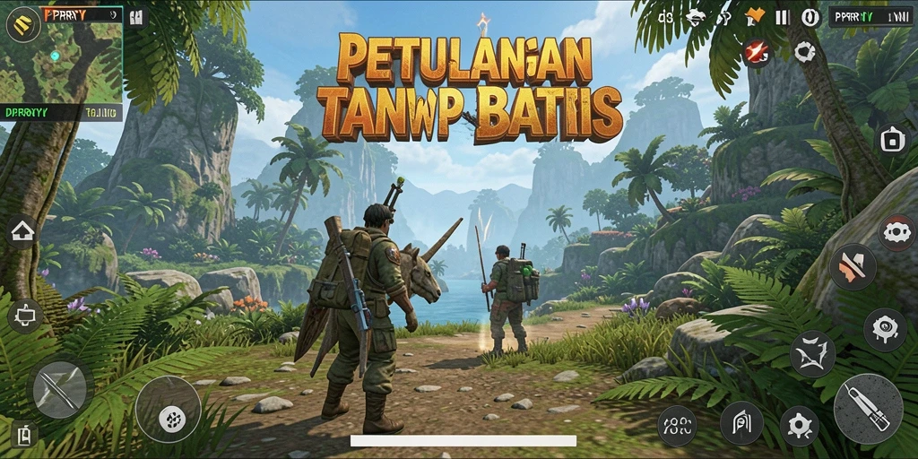 Tangkapan layar PPRRYY menampilkan petualangan seru dalam dunia terbuka.