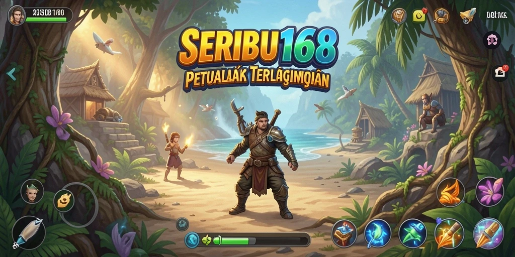 Gameplay SERIBU168 menunjukkan petualangan seru dan menantang di dunia fantastis.