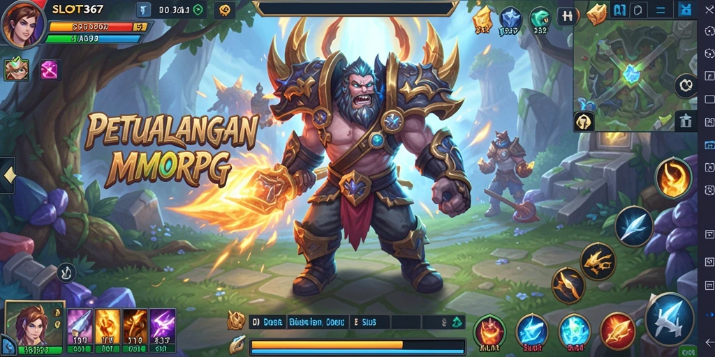 Screenshot gameplay SLOT367 menampilkan petualangan seru MMORPG.
