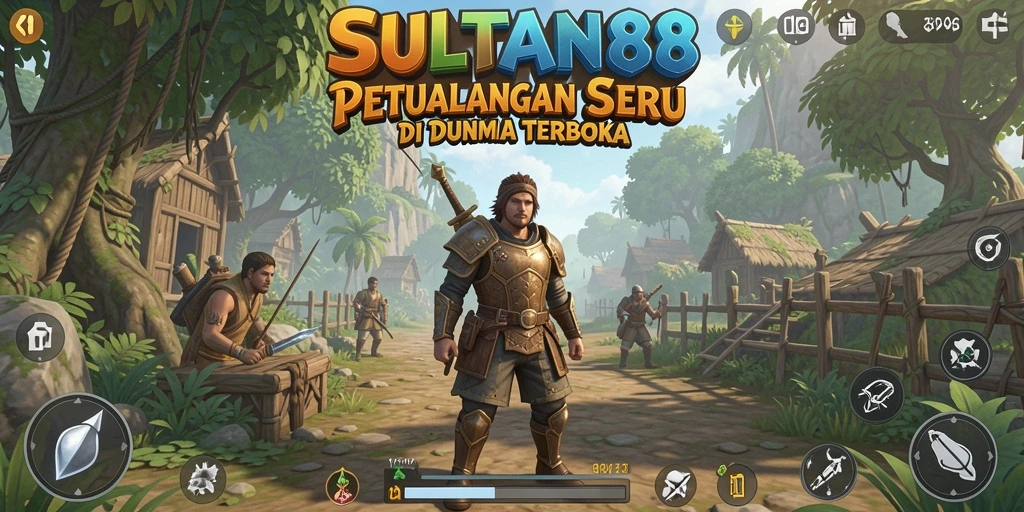 Tangkapan layar menunjukkan gameplay SULTAN88 yang penuh aksi dan eksplorasi.