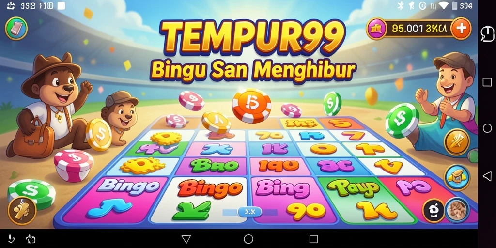 Tampilan gameplay Bingo di TEMPUR99 yang seru dan menarik.